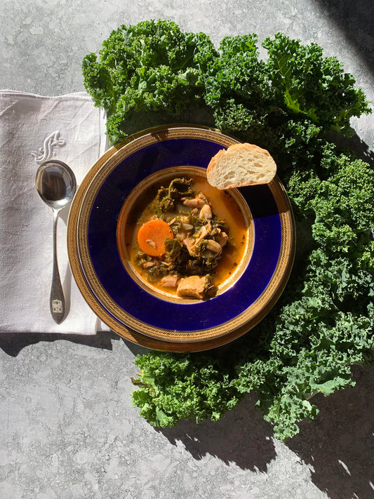 Turkey Kale Soup, Frozen Quart (Gluten free)