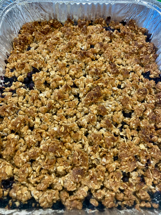 Blueberry crisp 9x11 frozen